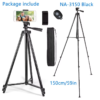 Tripod for Phone 150Cm Video Recording Phone Tripod Stand with Bluetooth Remote Universal Camera Phone Photography Stand